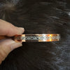 NAVAJO COPPER & STERLING SILVER BRACELET BY WYLIE SECATERO