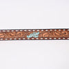 AMERICAN DARLING TOOLED BELT WITH BUCKLE