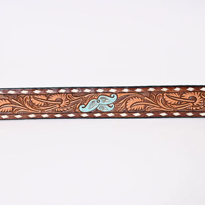 AMERICAN DARLING TOOLED BELT WITH BUCKLE