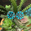 TURQUOISE CLUSTER EARRINGS