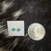 3mm Round Turquoise Stud Earrings