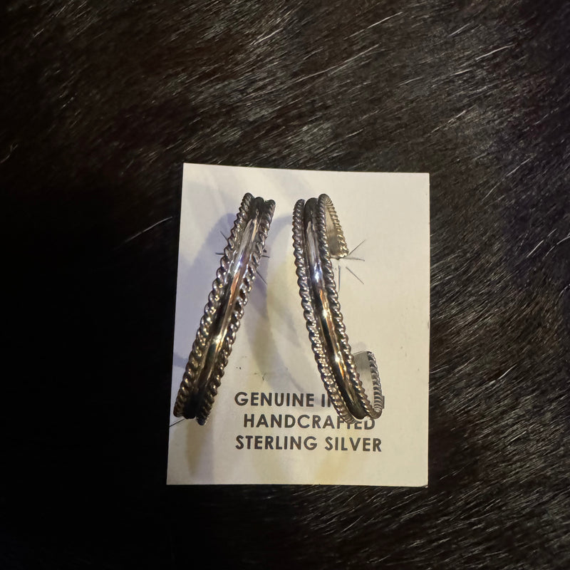 Sterling Silver Hoop Earrings