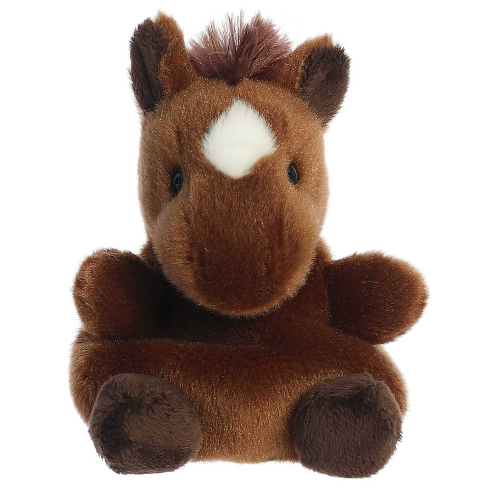 Aurora® - Palm Pals™ - 5" Truffle Brown Horse