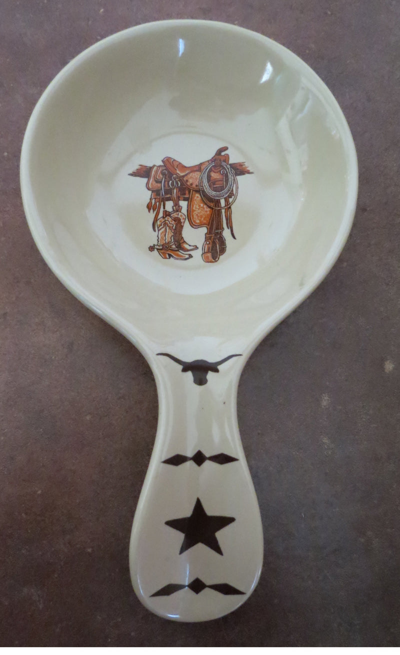 Spoon rest Boots and Saddle