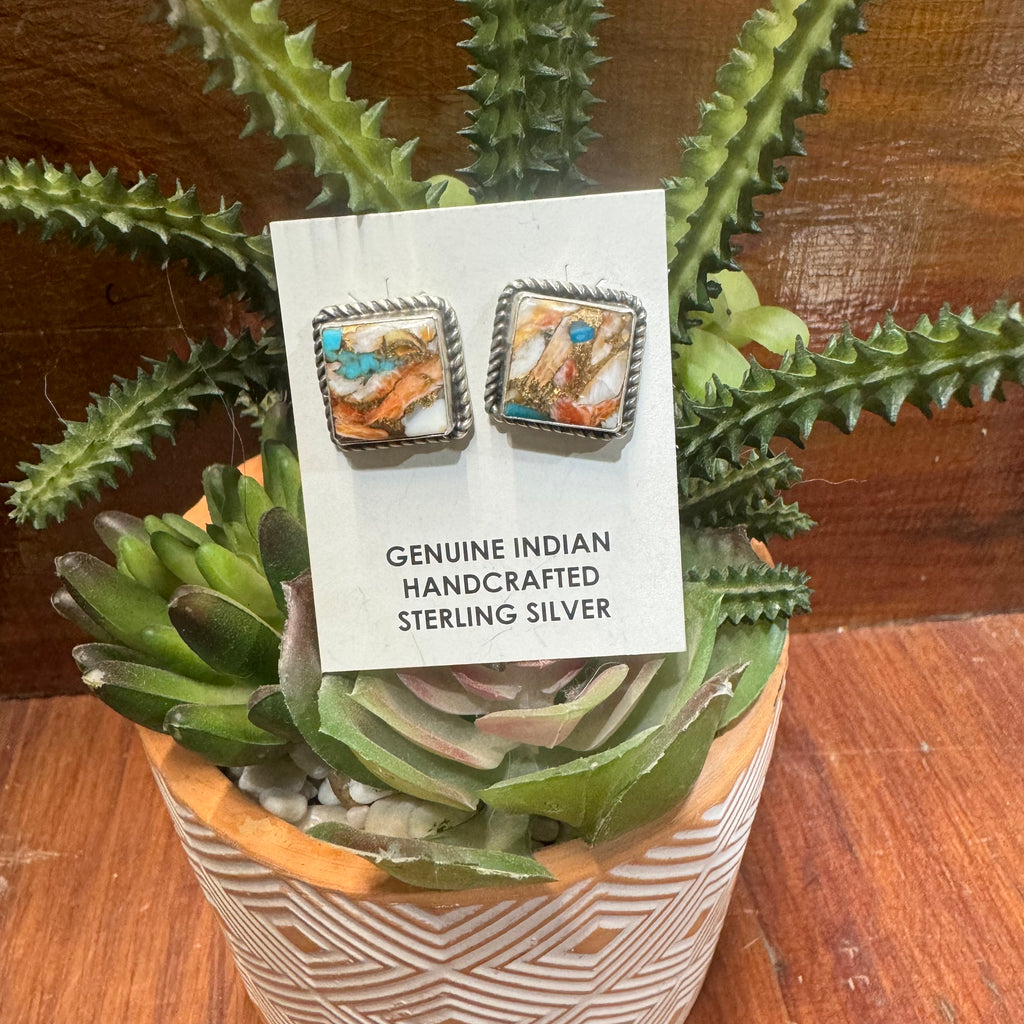 Judith Dixon Orange Krush Studs