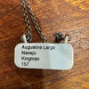 AUGUSTINE LARGO LITTLE TURQUOISE BAR NECKLACE