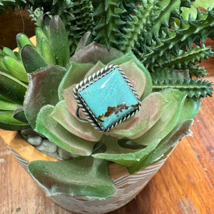 Freda Martinez Kingman Turquoise & Sterling Silver Ring