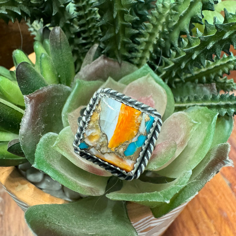 Freda Martinez Orange Krush Ring