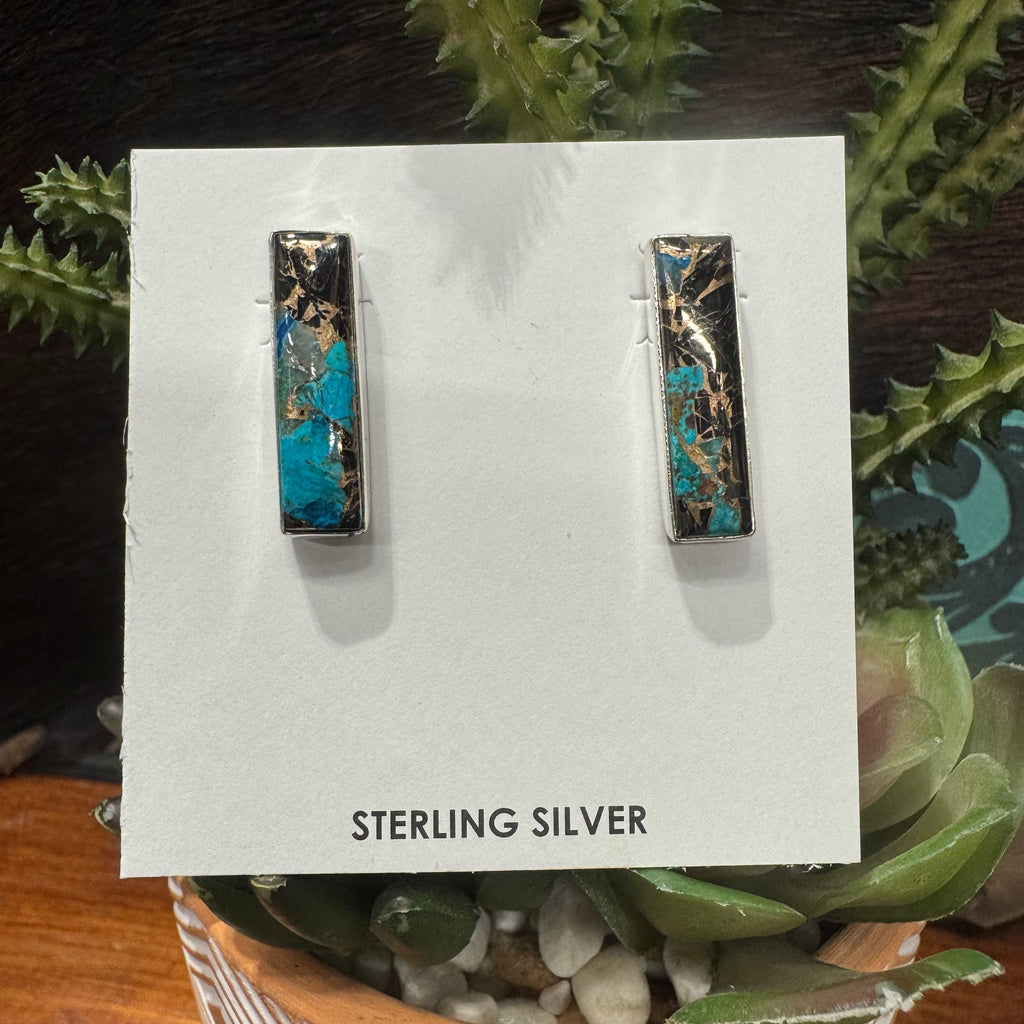 Kingman Krush BarTurquoise Earrings