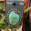 Scarf Slide w/Turquoise Colored Stone