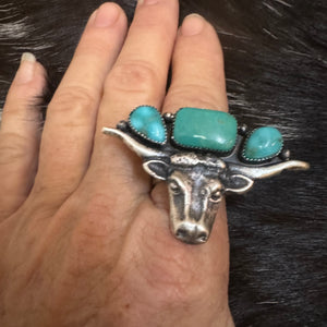 KB Billah Longhorn Ring