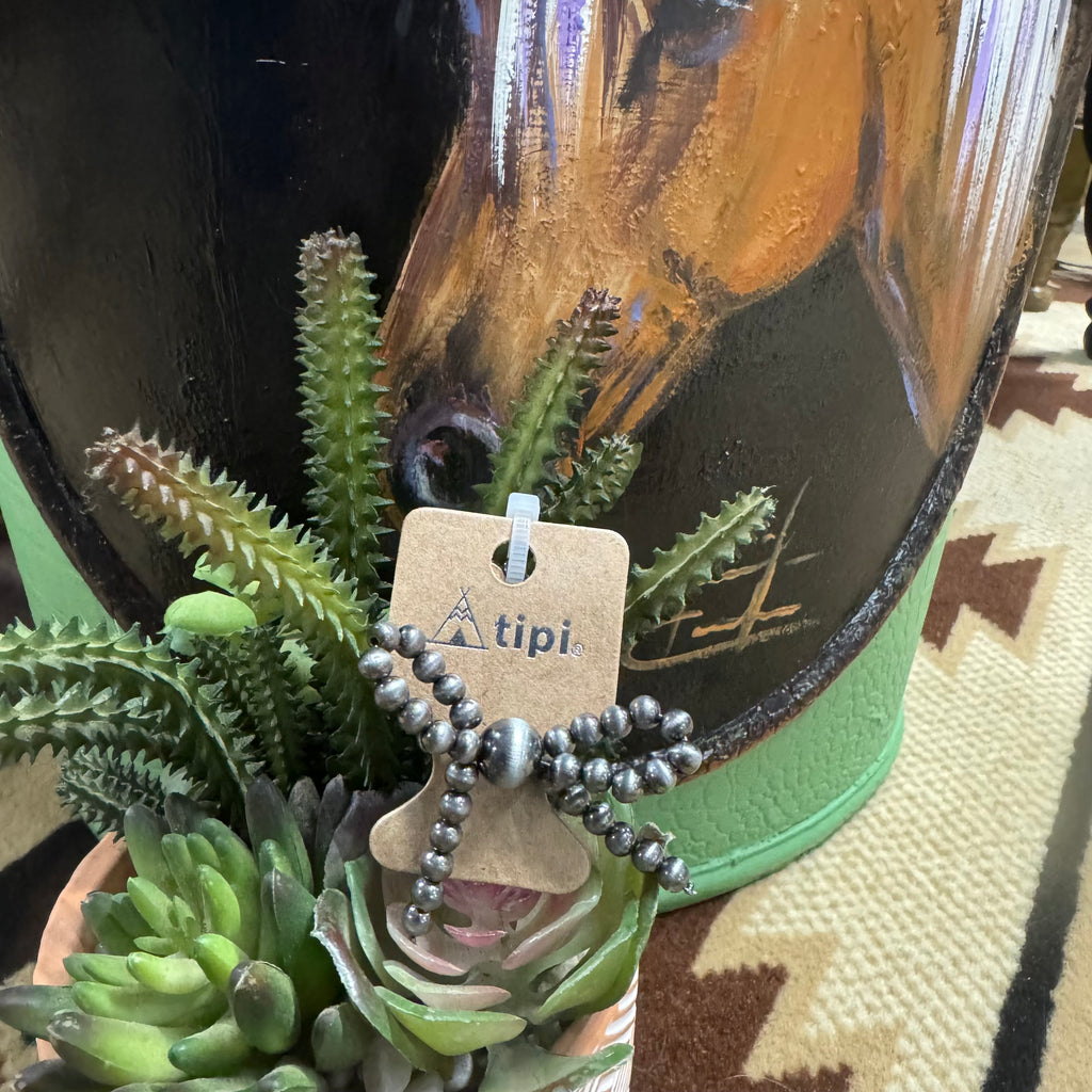 Faux Navajo Pearl Bow Ring