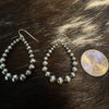 Graduated Bead Hoop Style Earrings