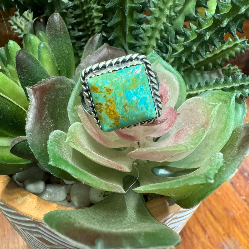 Freda Martinez Kingman Turquoise & Sterling Silver Ring