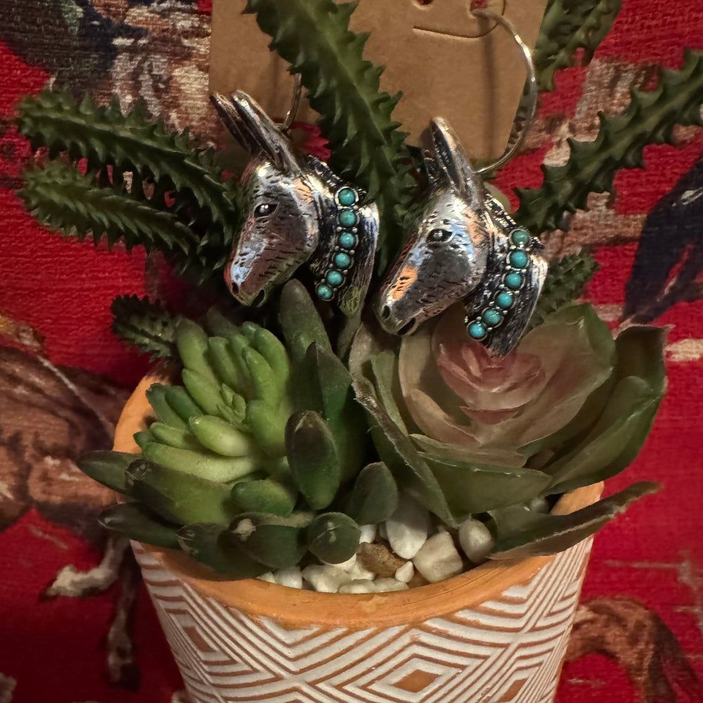 DASH THE TQ DONKEY EARRINGS