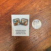 Judith Dixon Orange Krush Studs