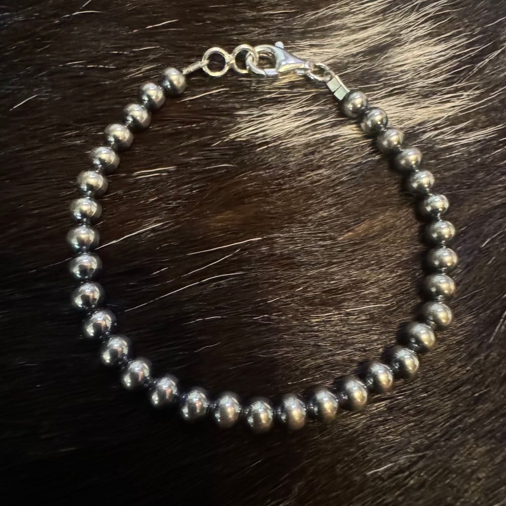 5mm Sterling Pearl Bracelet