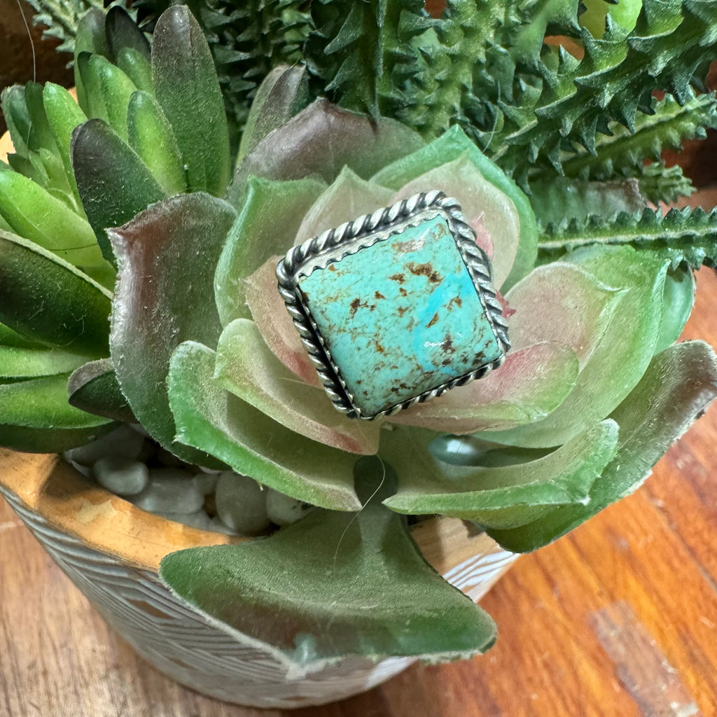 Freda Martinez Kingman Turquoise & Sterling Silver Ring