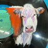 Hand Painted Hereford Head Record