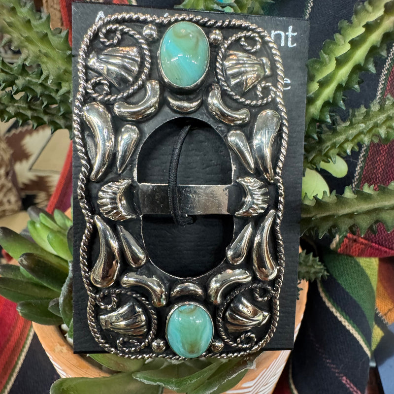 Scarf Slide Rectangular with Tq Engraved