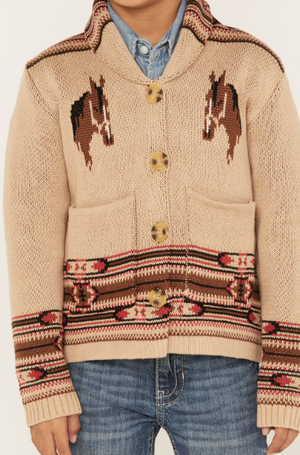 HORSE CARDI GIRLS Tan