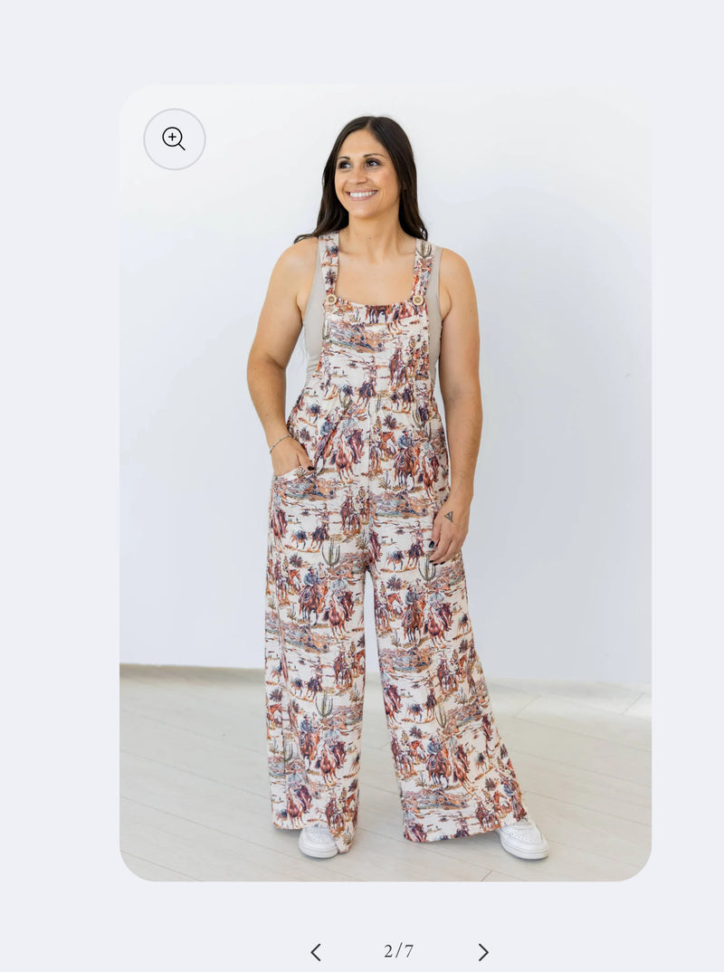 Overall Cowboy ROMPER