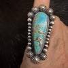 R Calladitto Sterling Silver and Turquoise Ring