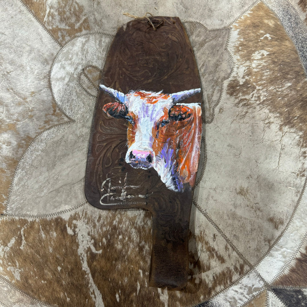 Hand Painted Longhorn Fender