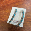 Zuni Handmade Sleeping Beauty Hoop Earrings In Sterling Silver - Murray Hannaweeka