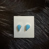 Sleeping Beauty Turquoise Teardrop Stud Earrings