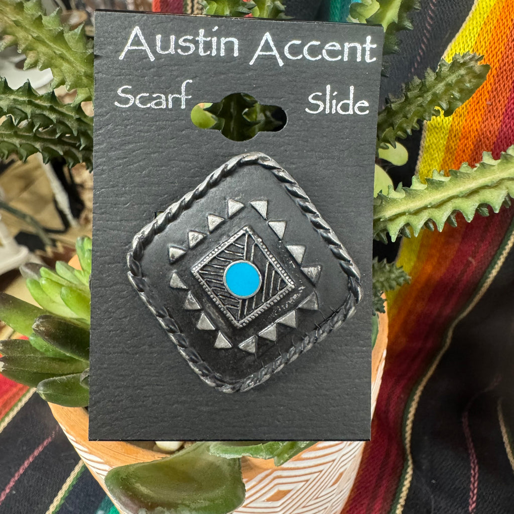 Scarf Slide Aztec Concho