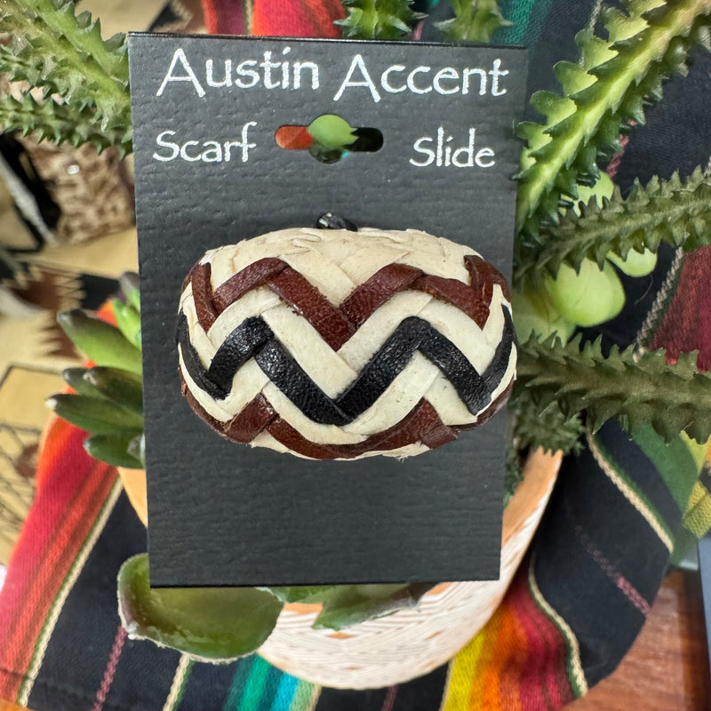 Scarf Slide Rawhide white/rust/blk