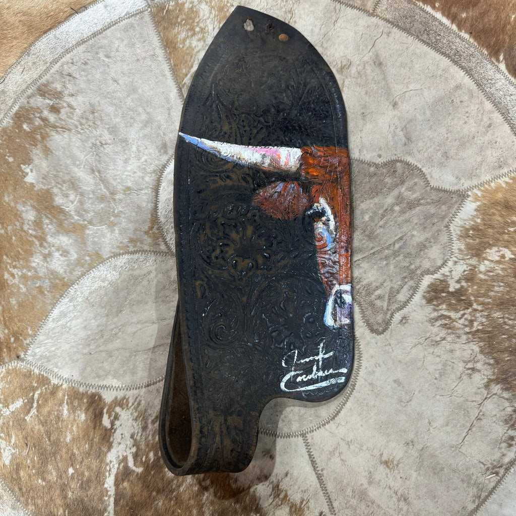 Hand Painted Steer Fender Head Fender