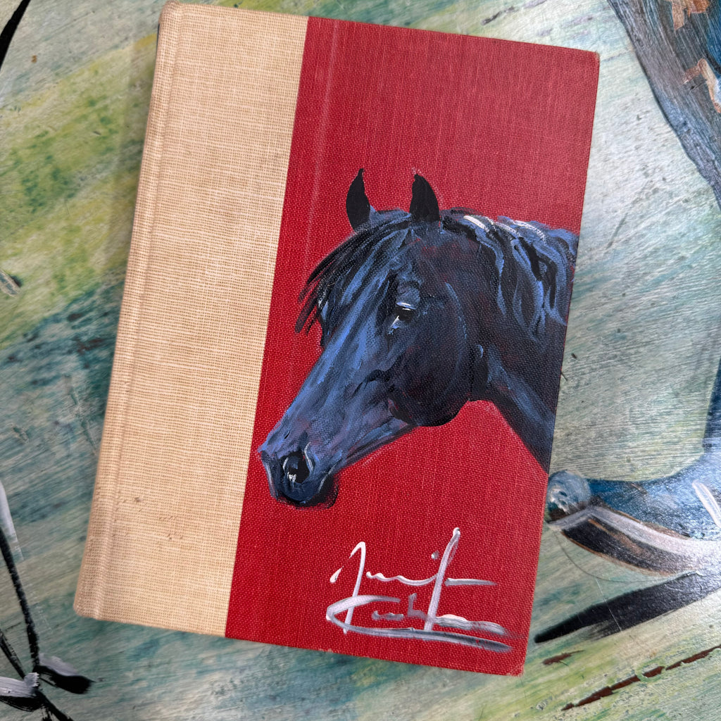 Hand Painted Zane Grey Western Book