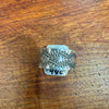 Sunshine Reeves Navajo Heavy Sterling Square Turquoise Ring