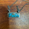 AUGUSTINE LARGO LITTLE TURQUOISE BAR NECKLACE