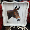 Hand Painted Mule Tray