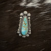 R Calladitto Sterling Silver and Turquoise Ring