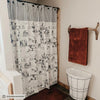 RANCH LIFE SHOWER CURTAIN