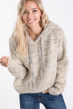 MULTI COLOR THREADS KNITTING SWEATER