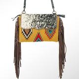 American Darling Saddle Blanket & Cowhide Crossbody –