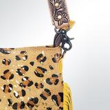 American Darling Cheetah & Gold Acid Wash Concealed Carry Purse