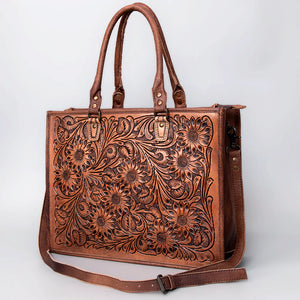 AMERICAN DARLING TOOLED LEATHER CARRY CONCEAL BAG