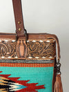 AMERICAN DARLING TURQUOISE SADDLE BLANKET CARRY CONCEAL  PURSE