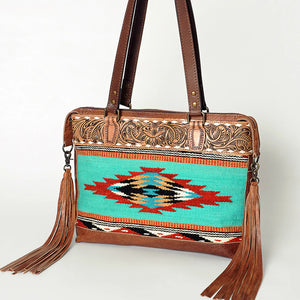 AMERICAN DARLING TURQUOISE SADDLE BLANKET CARRY CONCEAL  PURSE