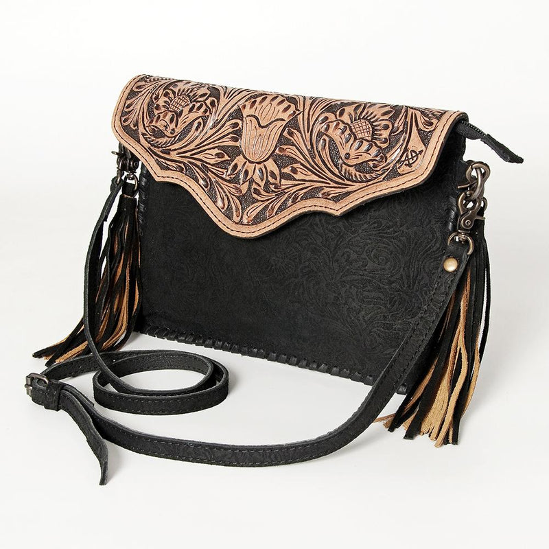AMERICAN DARLING TOOLED LEATHER CLUTCH