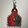 AMERICAN DARLING HAND PAINTED KEYCHAIN