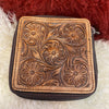 TOOLED LEATHER JEWELRY CASE