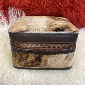 COWHIDE JEWELRY CASE
