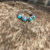 TURQUOISE FOUR STONE STACKER RING